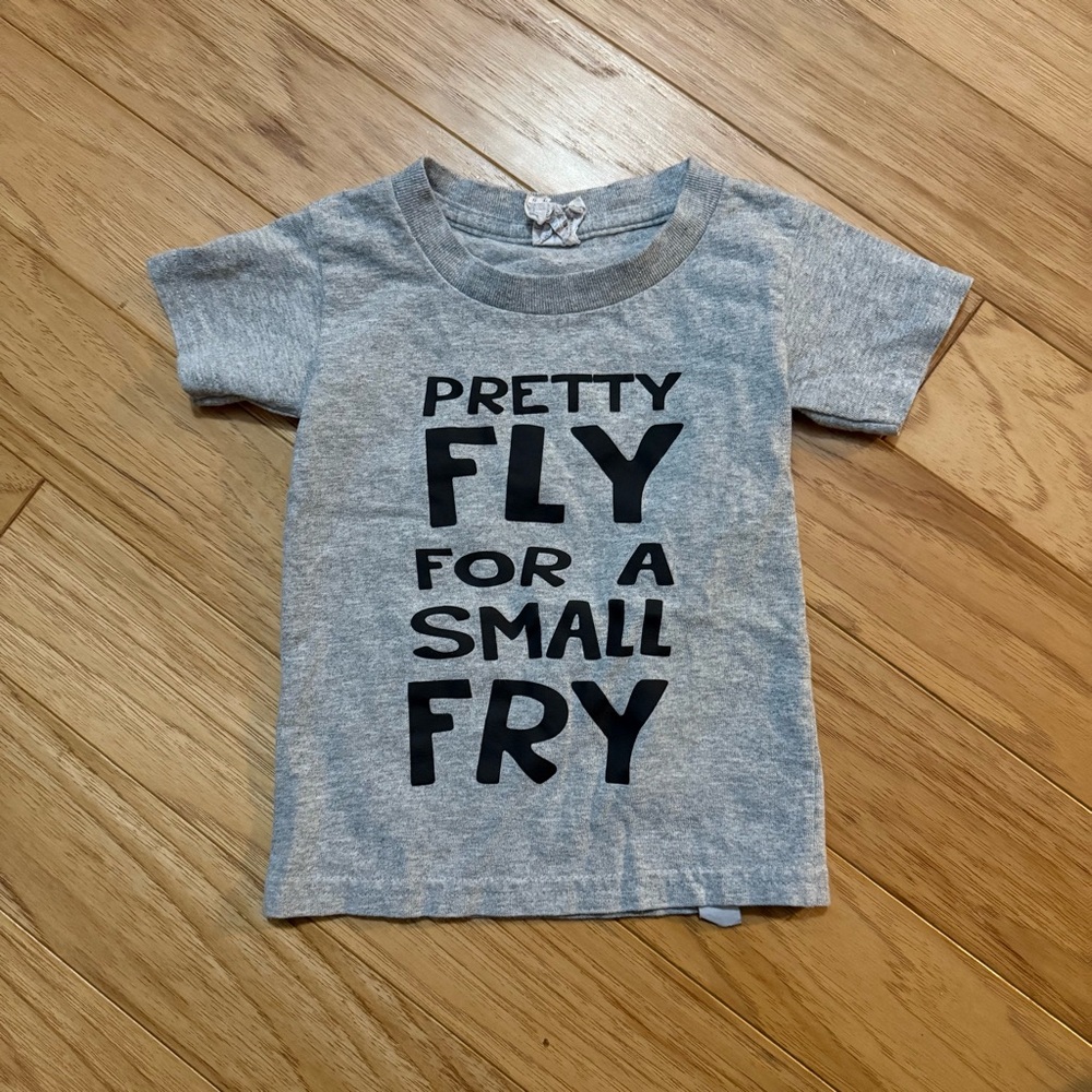 Gray Kids T-Shirt with Fun Print